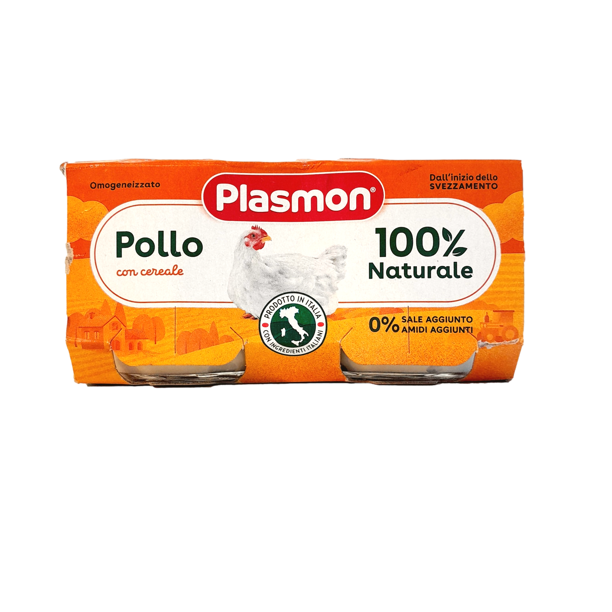 PLASMON BABY FOOD PUREE MEAT GR 80 X 2 CHICKEN myDelibox
